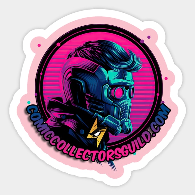 CCG Gaurdians Captain Sticker by Comic Collectors Guild 